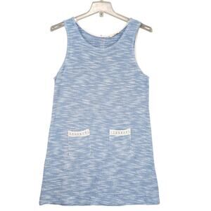 Lime N Chili Women's L Soft Boucle Knit Tank Midi Dress Cottage Country Coverall